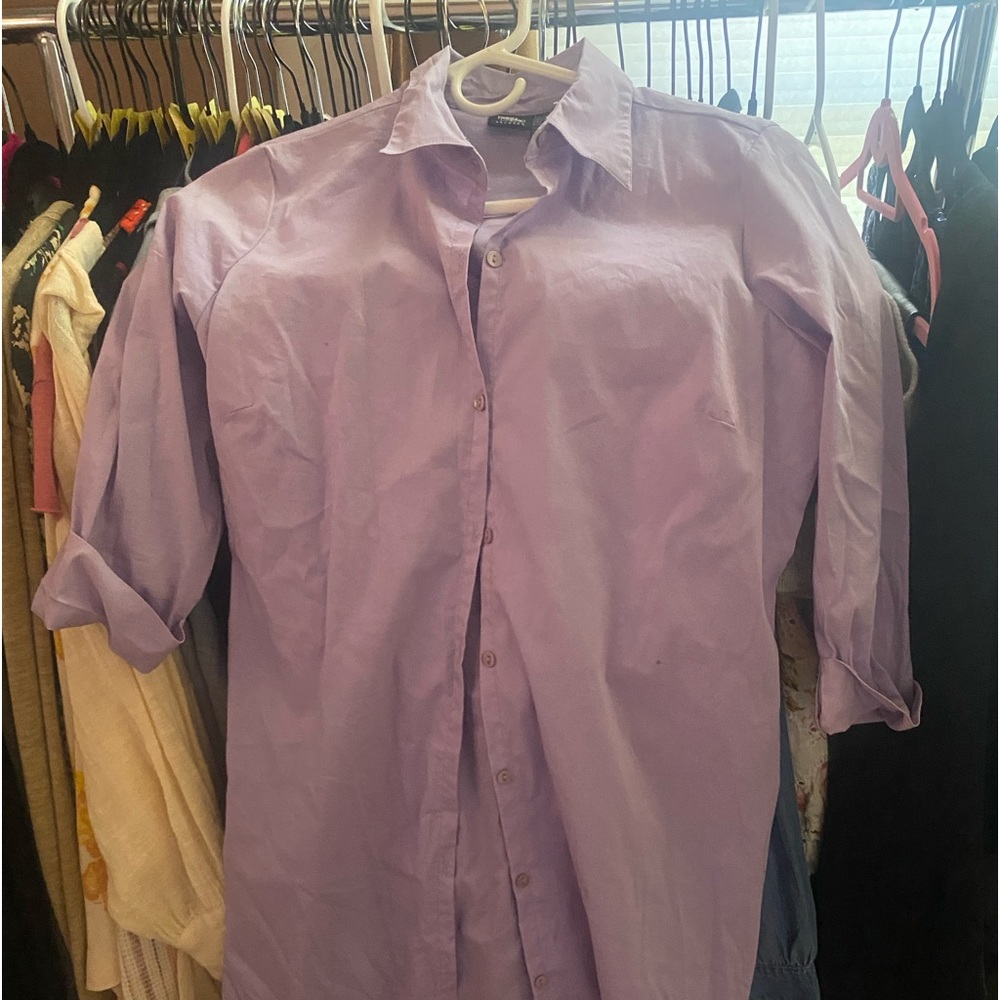 Mossimo purple shirt dress